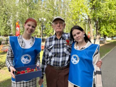 Георгиевская ленточка в городе