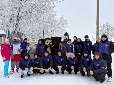 ВОЛОНТЕРЫ НА ЛЫЖНЫХ ГОНКАХ